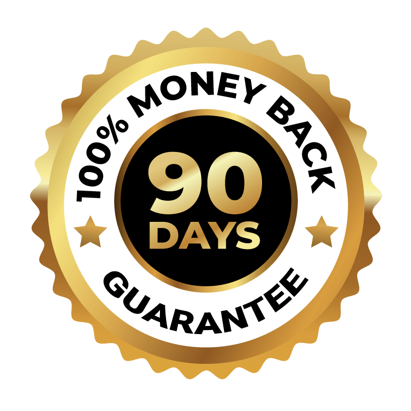 90 day guarantee badge