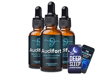 Three bottles of AudiFort